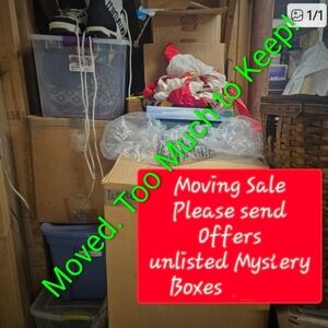 Mystery Reseller Boxes Please make offers 5lbs per box. Need Space!